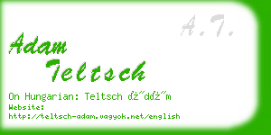 adam teltsch business card